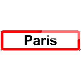 Paris (15x4cm) - Sticker/autocollant