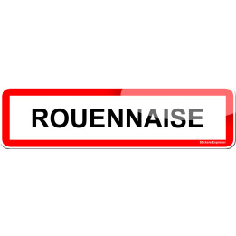 Rouennaise (15x4cm) - Sticker/autocollant