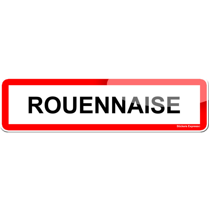 Rouennaise (15x4cm) - Sticker/autocollant