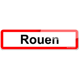 Rouen (15x4cm) - Sticker/autocollant
