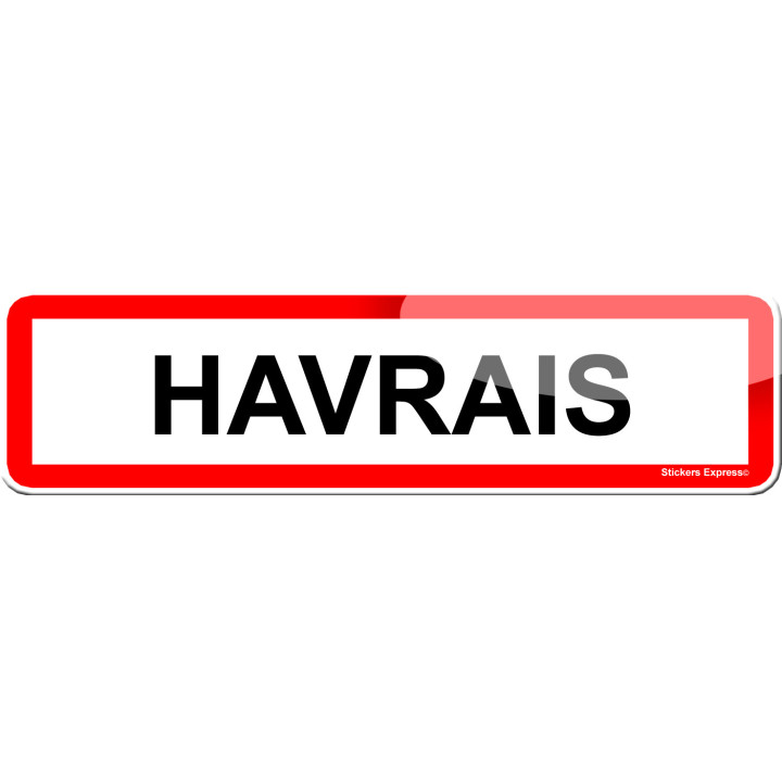 Havrais (15x4cm) - Sticker/autocollant