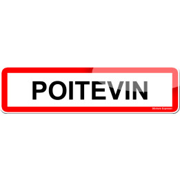 Poitevin (15x4cm) - Sticker/autocollant