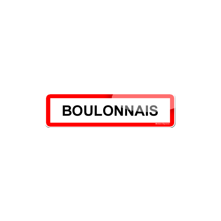 Boulonnais (15x4cm) - Sticker/autocollant