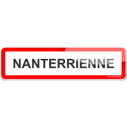 Nanterrienne (15x4cm) - Sticker/autocollant