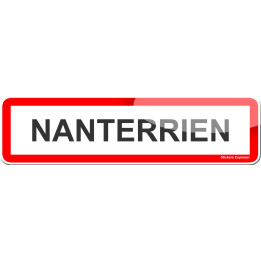 Nanterrien (15x4cm) - Sticker/autocollant