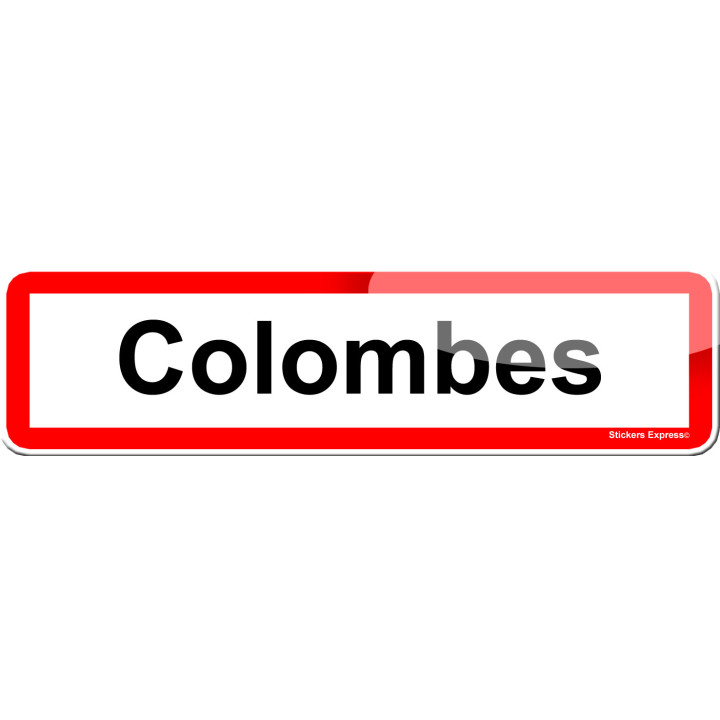 Colombes (15x4cm) - Sticker/autocollant