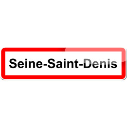 Seine-Saint-Denis (15x4cm) - Sticker/autocollant