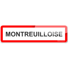 Montreuilloise (15x4cm) - Sticker/autocollant