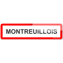 Montreuillois (15x4cm) - Sticker/autocollant