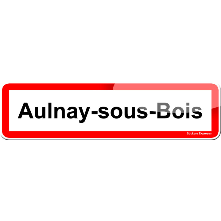 Aulnay-sous-Bois (15x4cm) - Sticker/autocollant