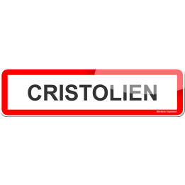 Cristolien (15x4cm) - Sticker/autocollant