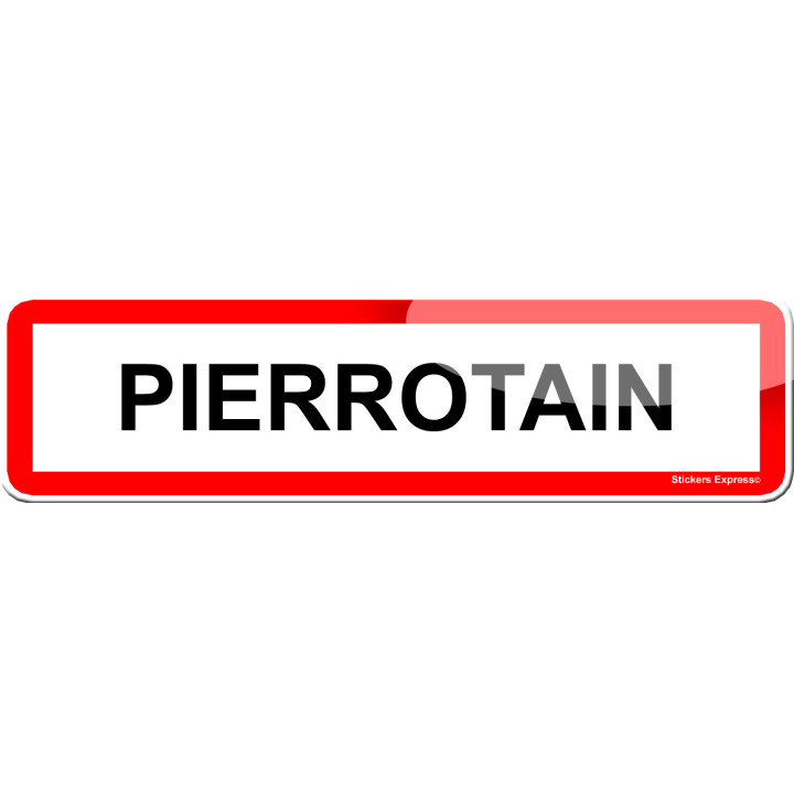 Pierrotain (15x4cm) - Sticker/autocollant