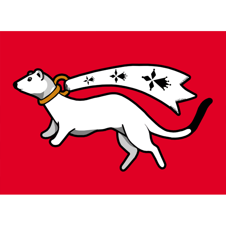 Drapeau Vannes Hermine - 29x21cm - Sticker/autocollant