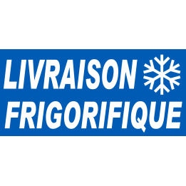 Livraison frigorifique logo - 30x14 cm - Sticker/autocollant