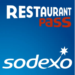 Sodexo pass restaurant accepté - 10x10cm - Sticker/autocollant