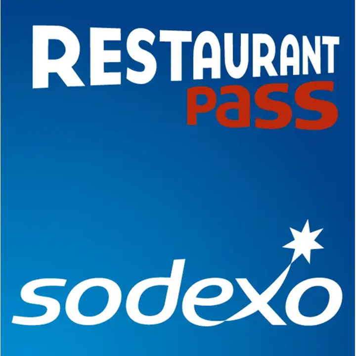 Sodexo pass restaurant accepté - 10x10cm - Sticker/autocollant