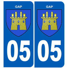 immatriculation Gap - Sticker/autocollant