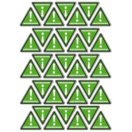 Green washing - 35fois 5x4.5cm - Sticker/autocollant