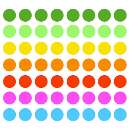 gommettes plastifiées - 56fois 3cm - Sticker/autocollant