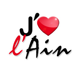 j'aime l'Ain (15x11cm) - Sticker/autocollant