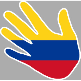 Colombie - 5x5cm - Sticker/autocollant
