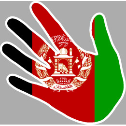 Afghanistan - 5x5cm - Sticker/autocollant