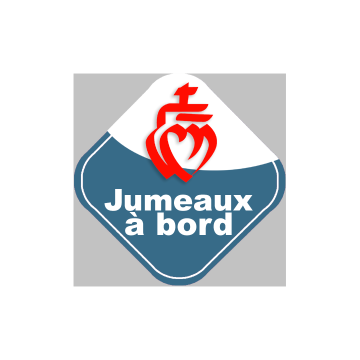 jumeaux à bord vendéen - 10cm - Sticker/autocollant