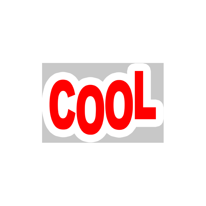 Stickers / autocollant cool A