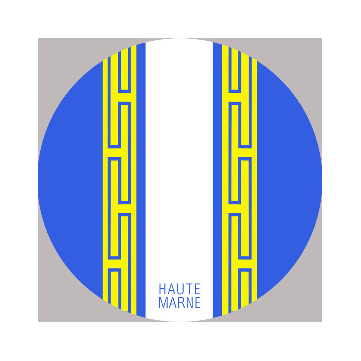 blason de la Haute Marne - 5cm -Sticker/autocollant