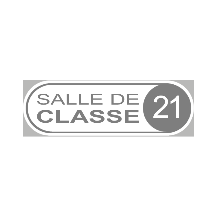 salle de classe 21 - 20x6.5cm - Sticker/autocollant