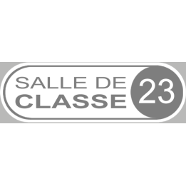 salle de classe 23 - 20x6.5cm - Sticker/autocollant