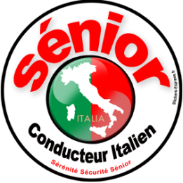 conducteur Sénior Italie - 10cm - Sticker/autocollant