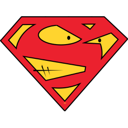 supercrane - 5x3.7cm - Sticker/autocollant