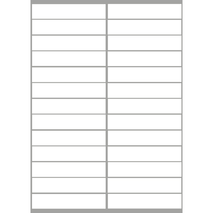 balises circuits GR marques blanc - 26fois 10x2cm - Sticker/autocollan