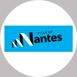 Nantes (20x20cm) - Sticker/autocollant