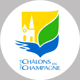 Châlons-en-Champagne (15x15cm) - Sticker/autocollant