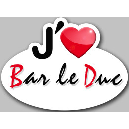 Bar-le-Duc (15x11cm) - Sticker/autocollant
