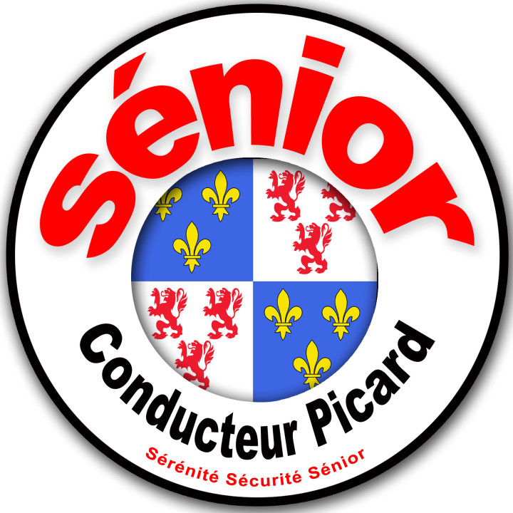 Conducteur Sénior Picard - 10cm - Sticker/autocollant