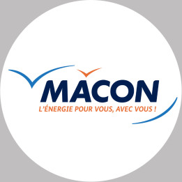 Mâcon - 20x20cm - Sticker/autocollant