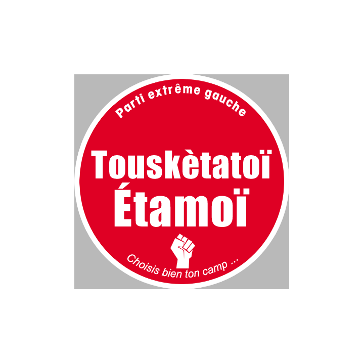 Parti extrême gauche (10x10cm) - Sticker/autocollant
