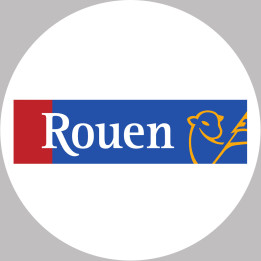 Rouen - 5x5cm - Sticker/autocollant