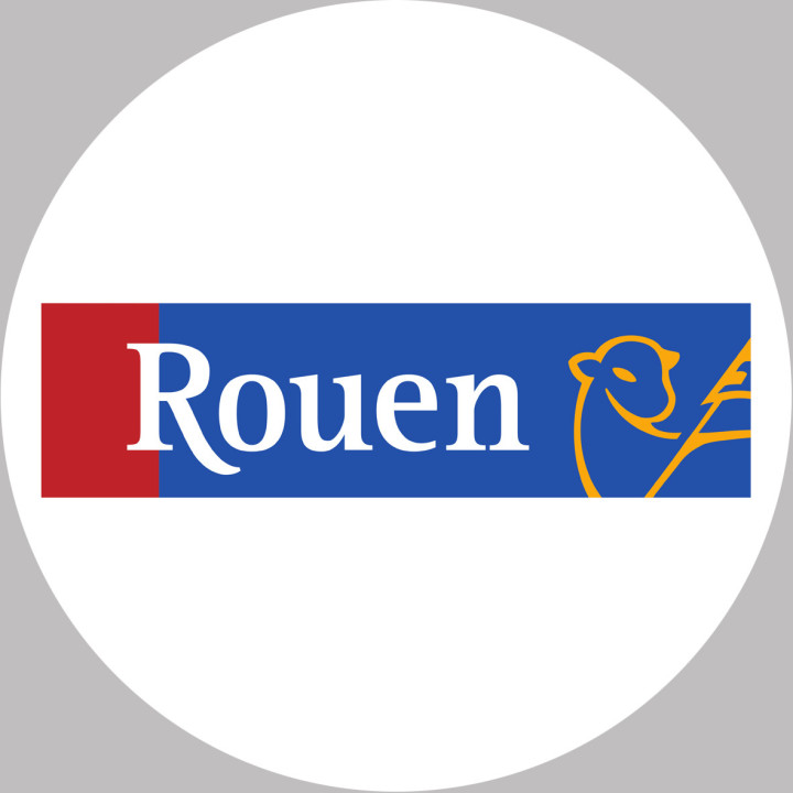 Rouen - 10x10cm - Sticker/autocollant