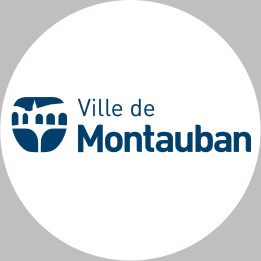 Montauban - 15x15cm - Sticker/autocollant