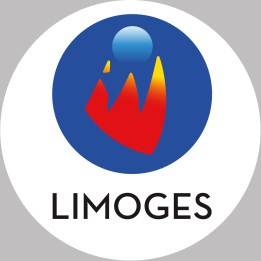 Limoges - 10x10cm - Sticker/autocollant