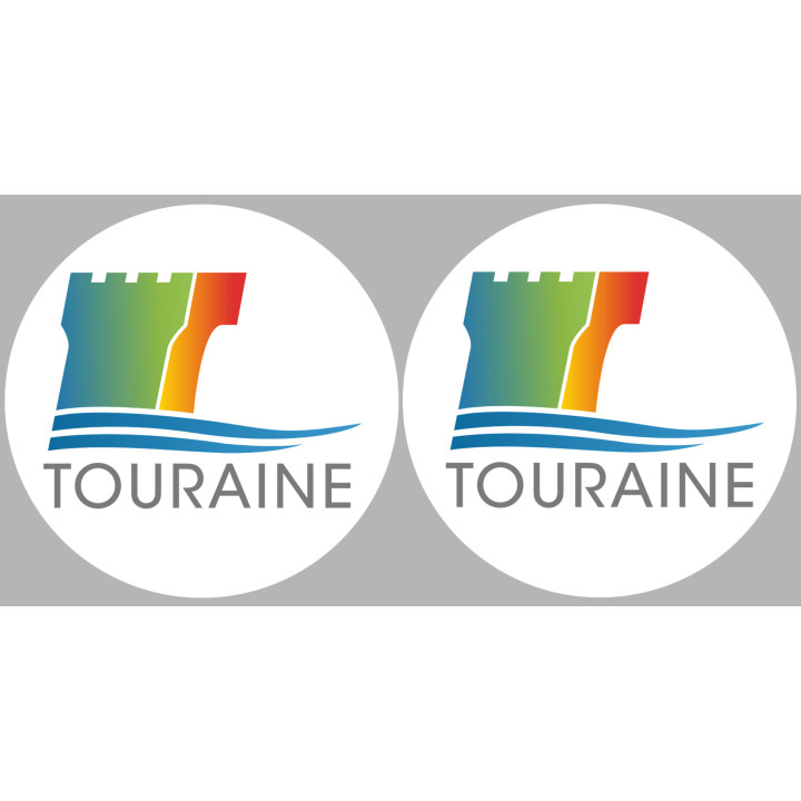 Touraine (2fois 5cm) - Sticker/autocollant