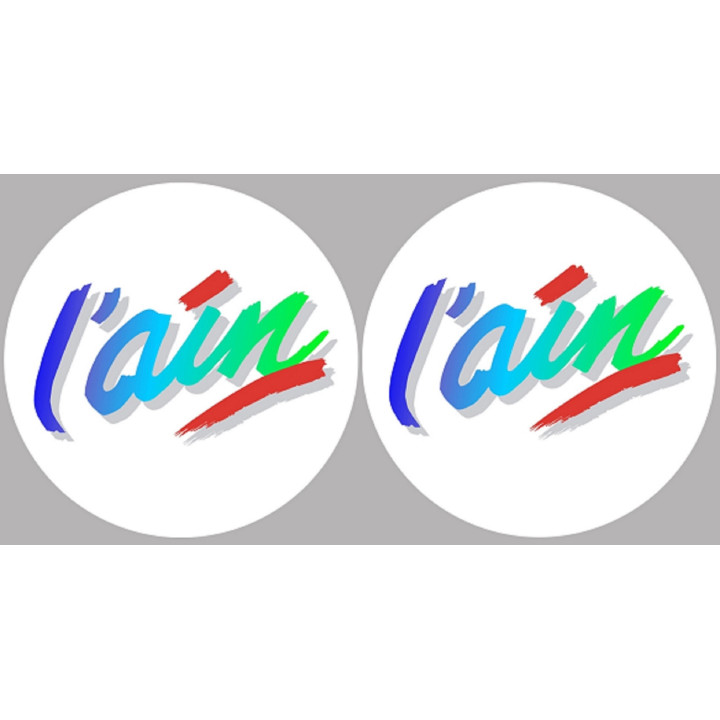 l'Ain 01 (2 fois 5cm) - Sticker/autocollant