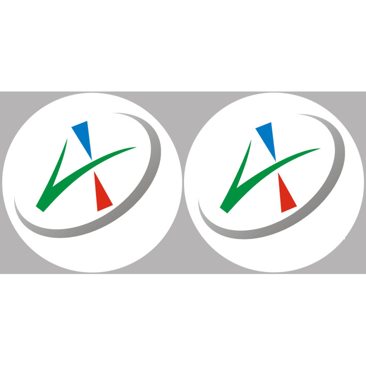 Allier 03 - 2fois 5cm - Sticker/autocollant