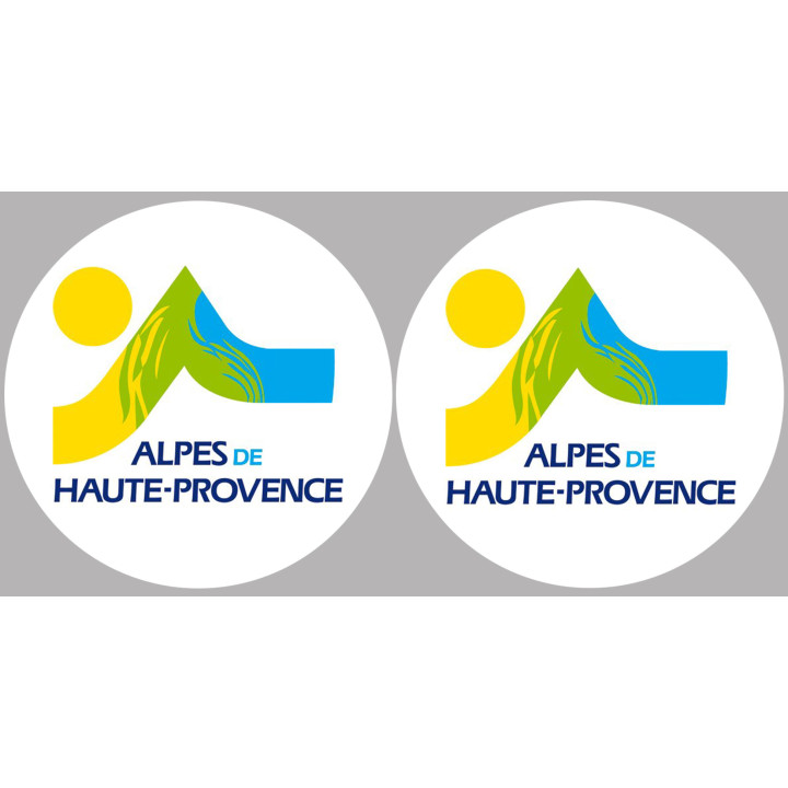 Alpes de Haute-Provence 04  - 2fois 5cm - Sticker/autocollant