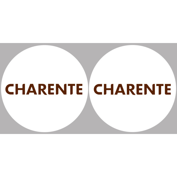 La Charente 16  - 2fois 5cm - Sticker/autocollant