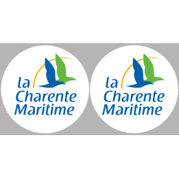 La Charente Maritime 17  - 2fois 5cm - Sticker/autocollant